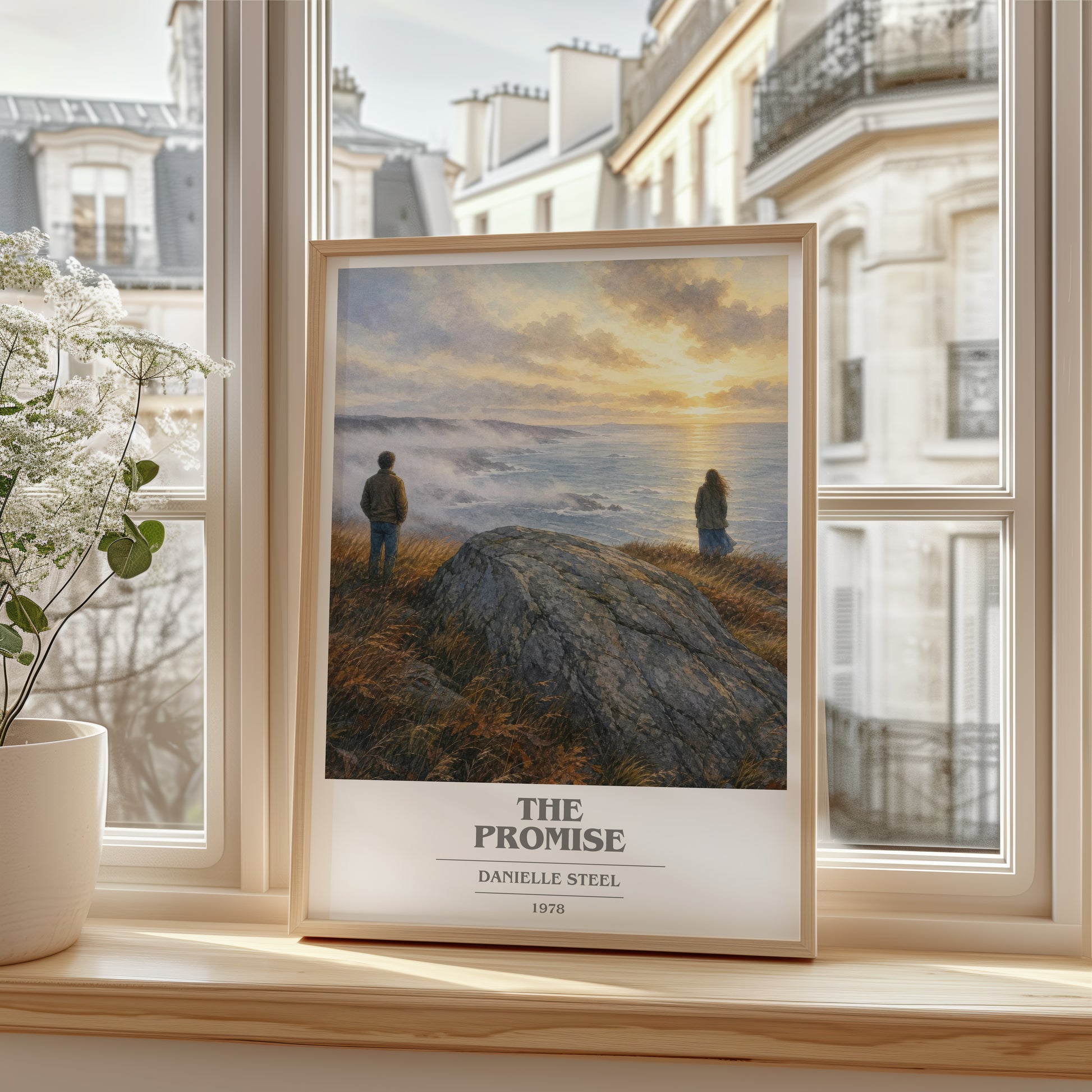 The Promise book cover poster colour and style options – Danielle Steel book art