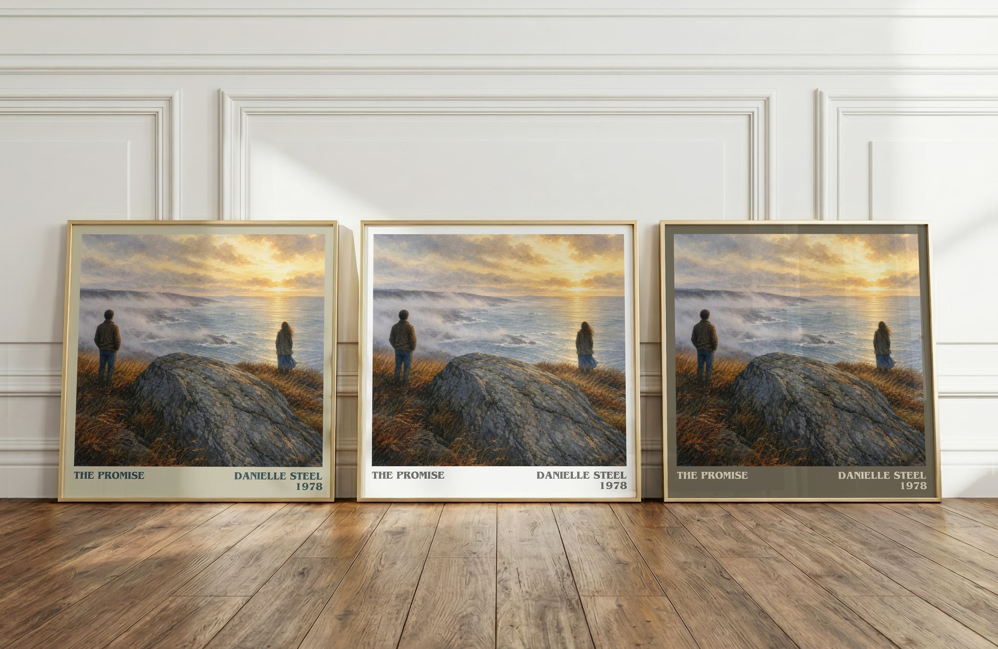 The Promise literary art print colour and style options – Danielle Steel book art