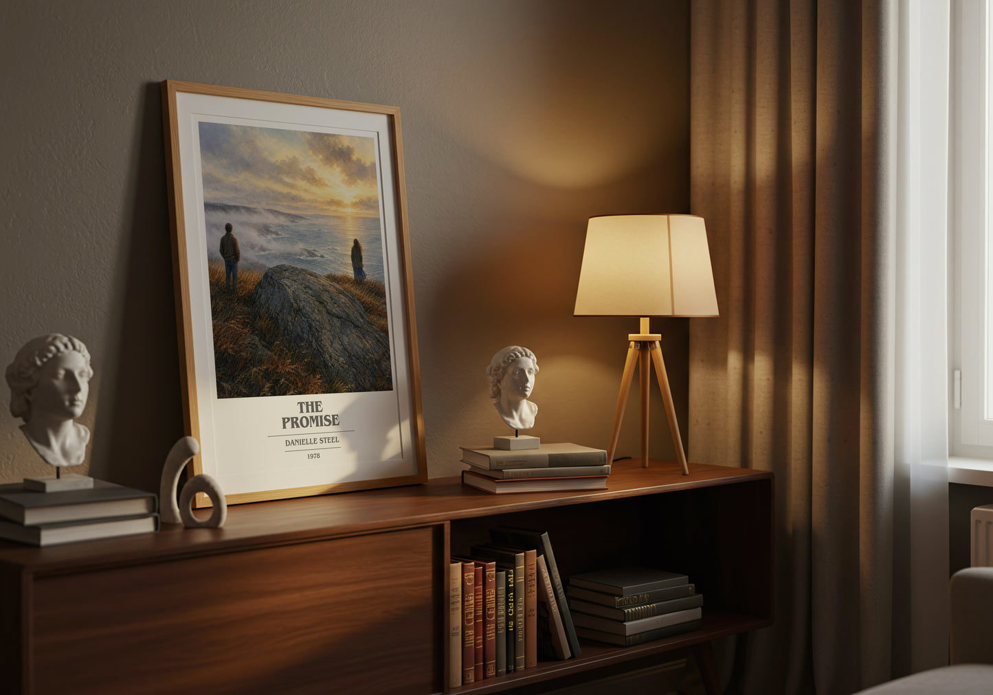 The Promise book cover book poster framed on wall – romance wall art