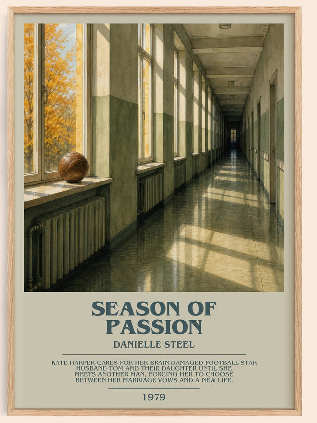 Season Of Passion Bookish Wall Art by Danielle Steel