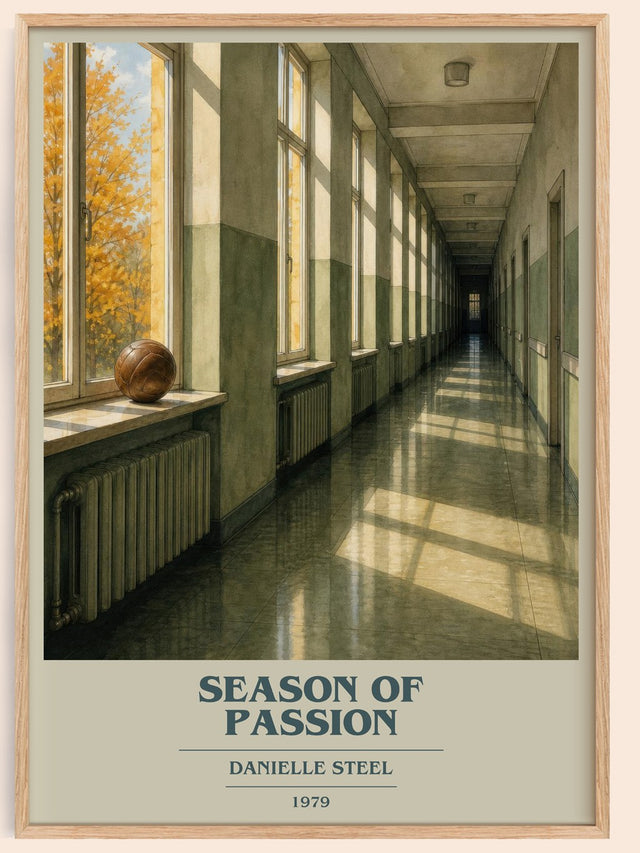Season Of Passion Book Cover Poster by Danielle Steel