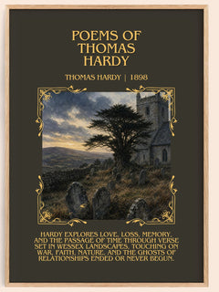 Poems Of Thomas Hardy Minimalist Book Poster by Thomas Hardy – book poster