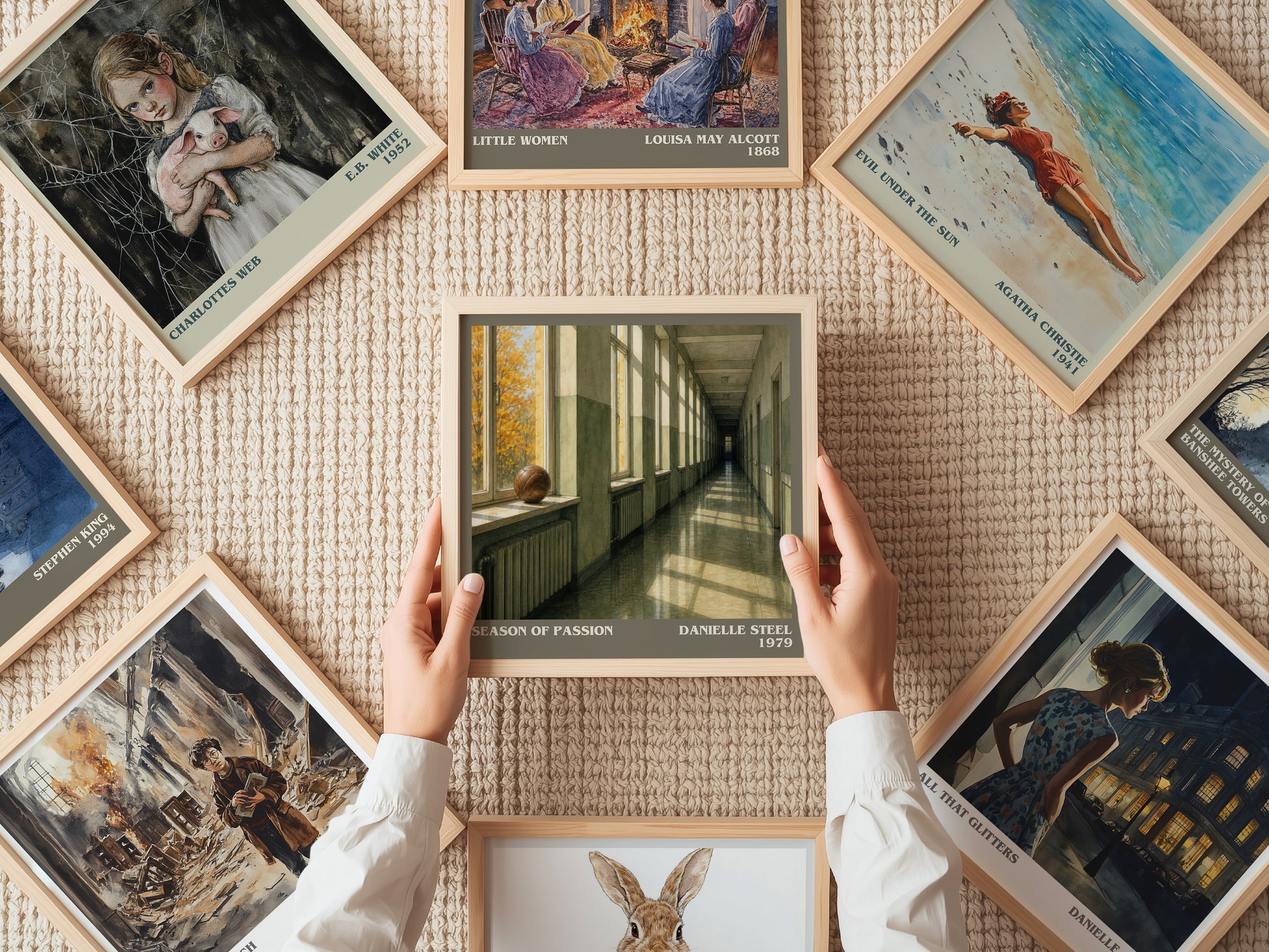 Season Of Passion literary book poster framed on wall – romance wall art