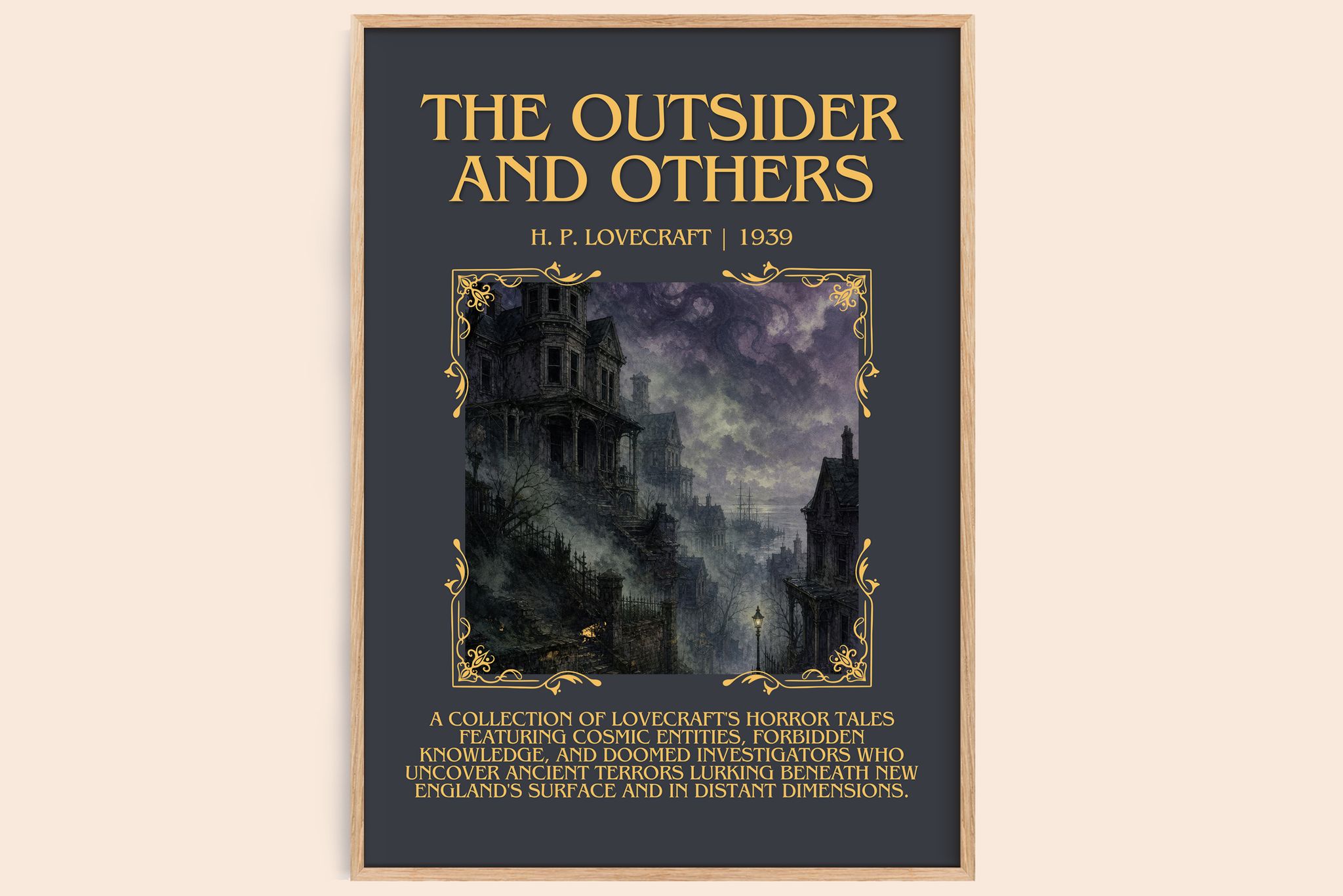 The Outsider And Others Minimalist Book Poster by H. P. Lovecraft