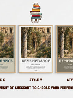 Remembrance Bookish Wall Art by Danielle Steel – image 4