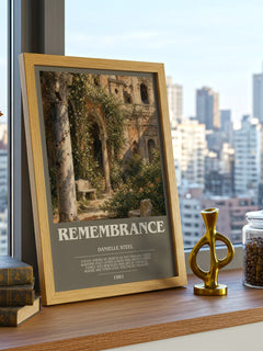 Remembrance Bookish Wall Art by Danielle Steel – image 3