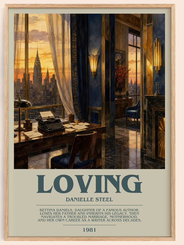 Loving Bookish Wall Art by Danielle Steel