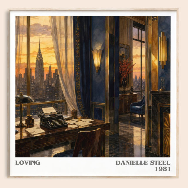 Loving Literary Art Print by Danielle Steel