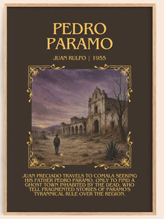 Pedro Páramo Minimalist Book Poster by Juan Rulfo – book poster