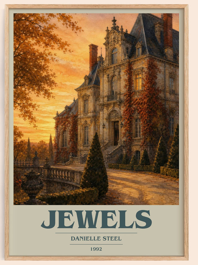Jewels Book Cover Poster by Danielle Steel