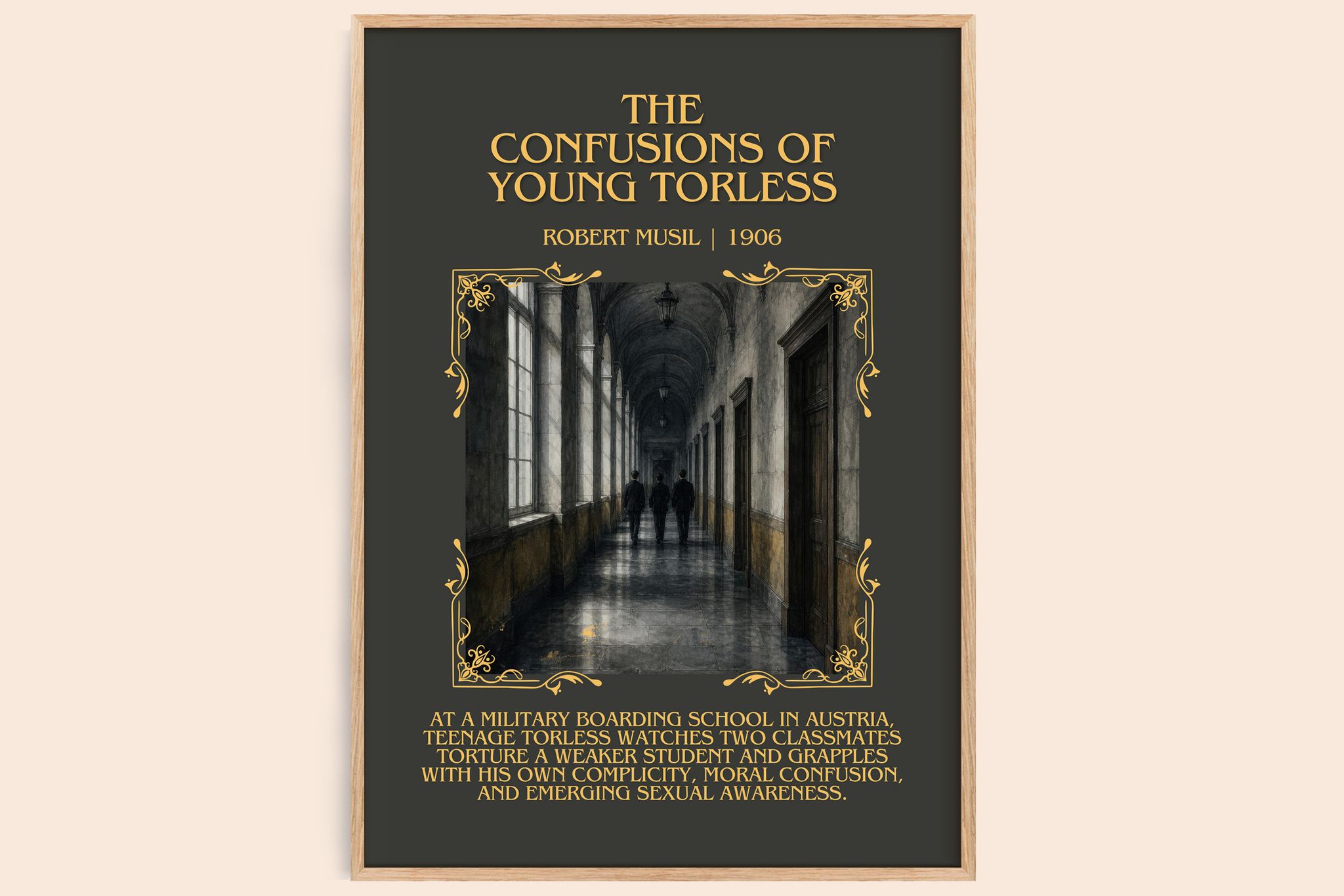 The Confusions of Young Törless Minimalist Book Poster by Robert Musil
