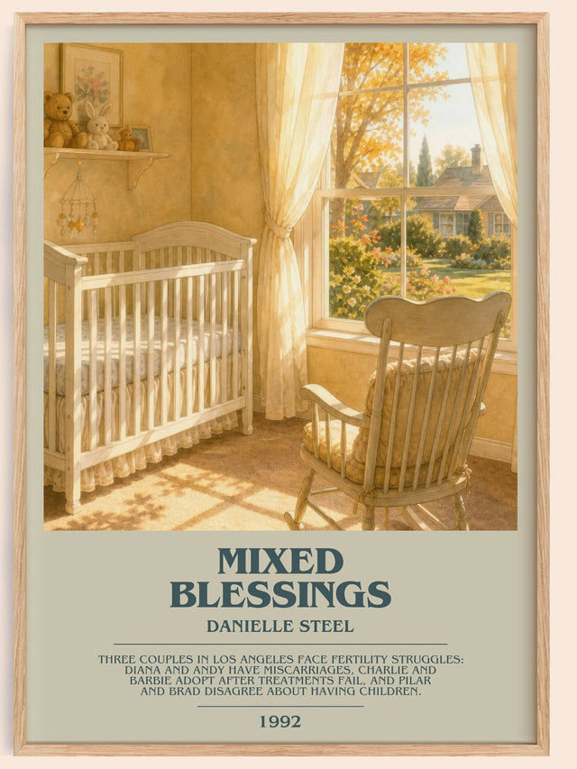 Mixed Blessings Bookish Wall Art by Danielle Steel