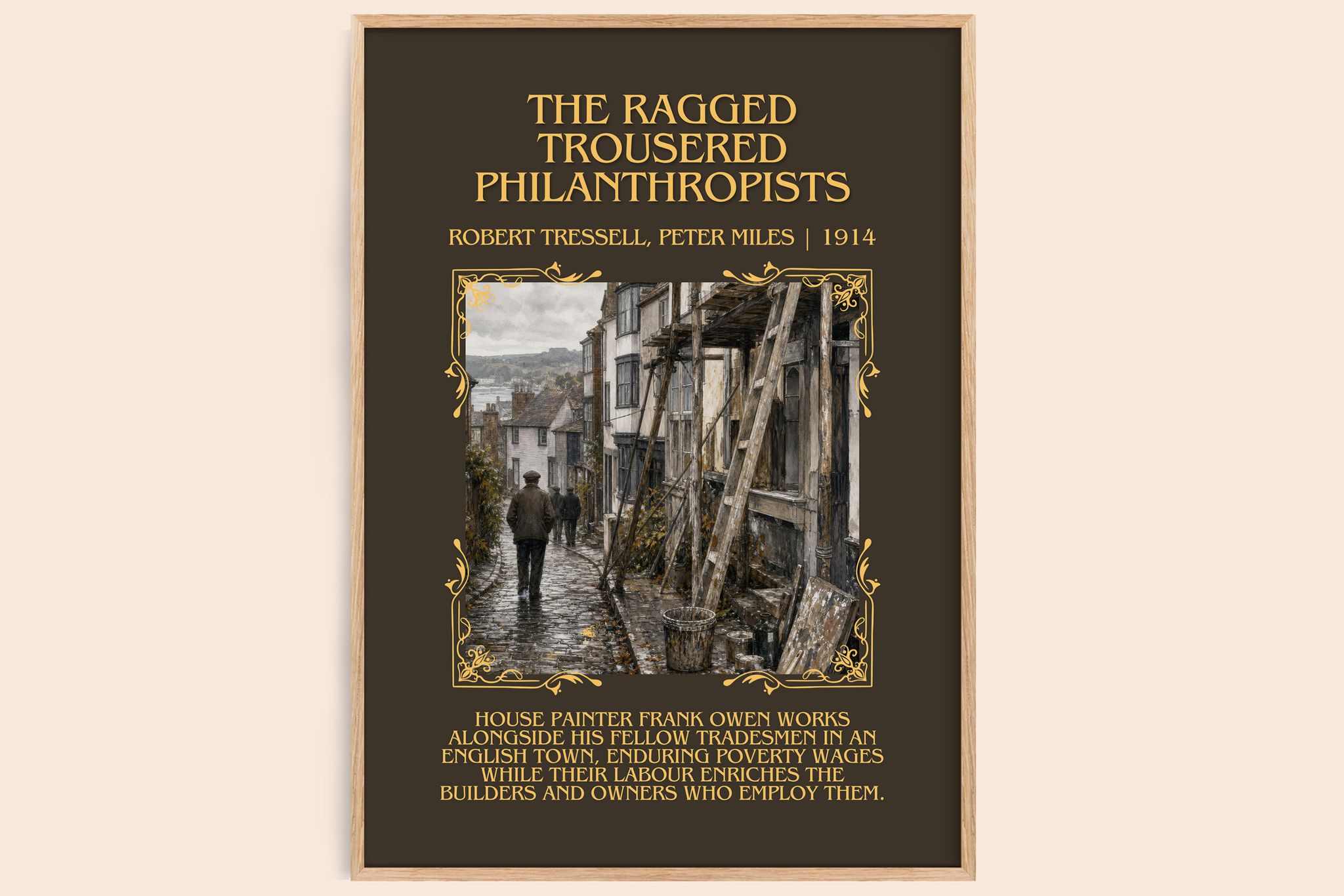 Ragged Trousered Philanthropists Minimalist Book Poster by R. Miles