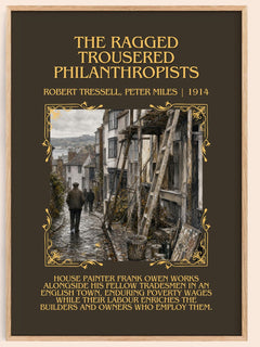 Ragged Trousered Philanthropists Minimalist Book Poster by R. Miles – book poster