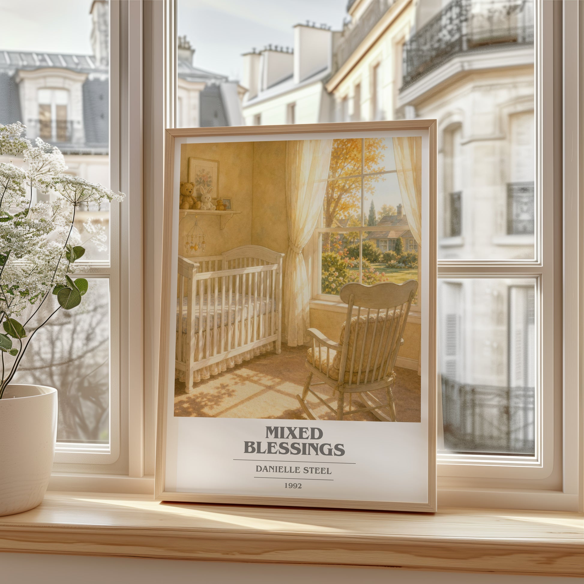 Mixed Blessings book cover poster colour and style options – Danielle Steel book art