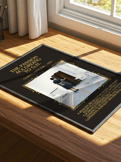 Passion According to G.H. Minimalist Book Poster by Clarice Lispector – print on a sunlit desk