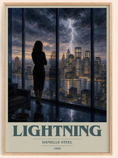 Lightning Book Cover Poster by Danielle Steel – image 1
