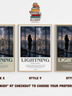Lightning Bookish Wall Art by Danielle Steel – image 4