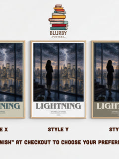 Lightning Book Cover Poster by Danielle Steel – image 4