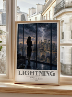 Lightning Book Cover Poster by Danielle Steel – image 2