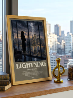 Lightning Bookish Wall Art by Danielle Steel – image 3