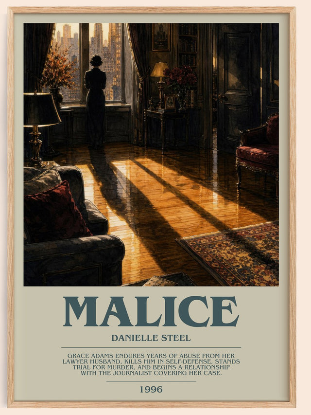 Malice Bookish Wall Art by Danielle Steel