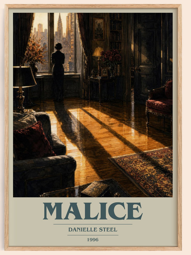 Malice Book Cover Poster by Danielle Steel