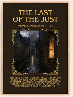 The Last Of The Just Minimalist Book Poster by André Schwarz-Bart – book poster