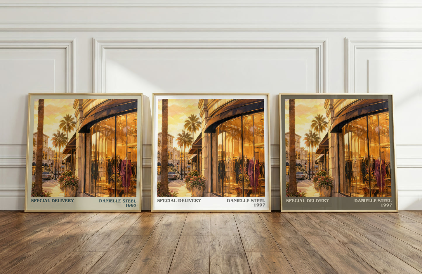 Special Delivery literary art print colour and style options – Danielle Steel book art