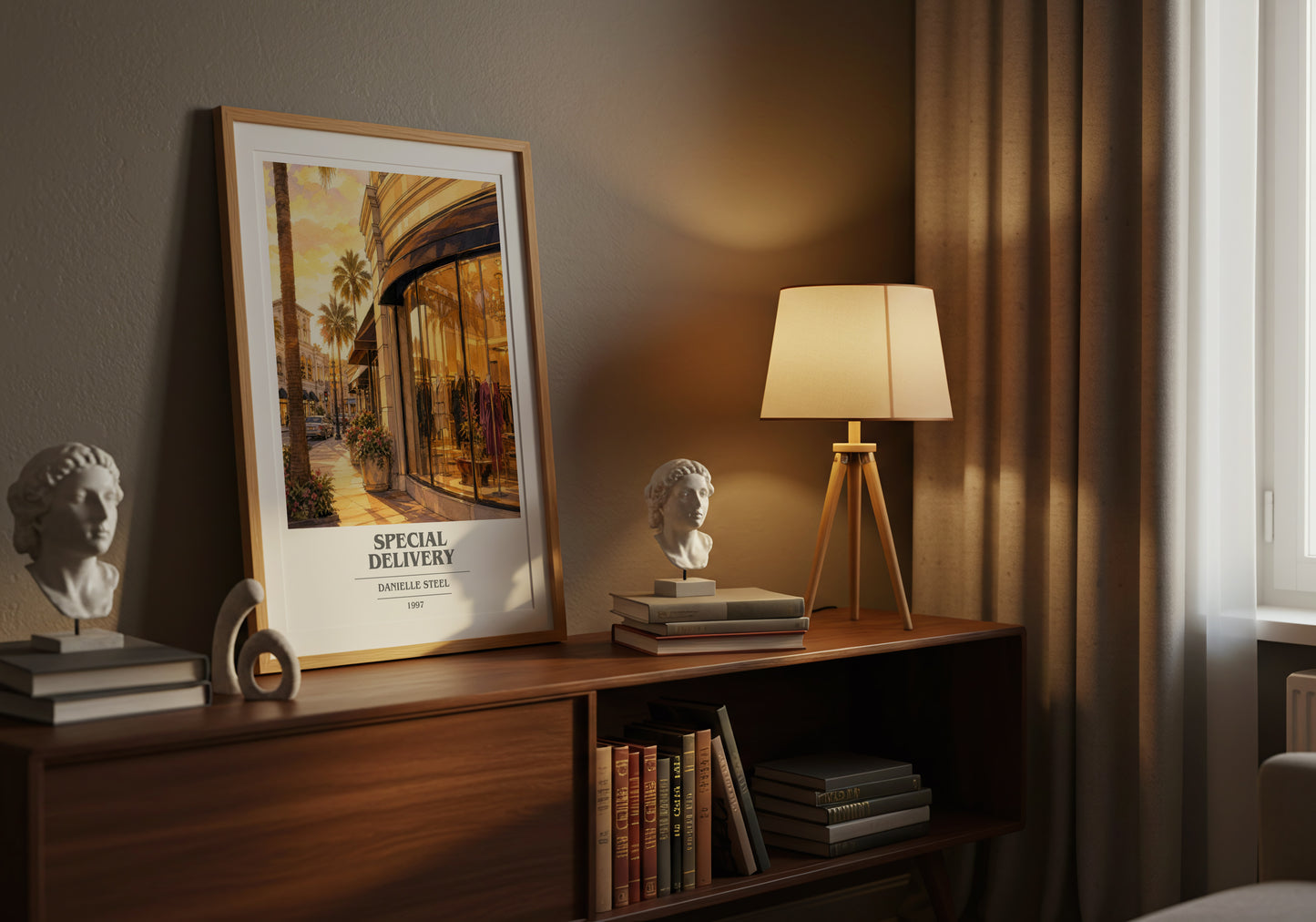 Special Delivery book cover book poster framed on wall – contemporary fiction wall art