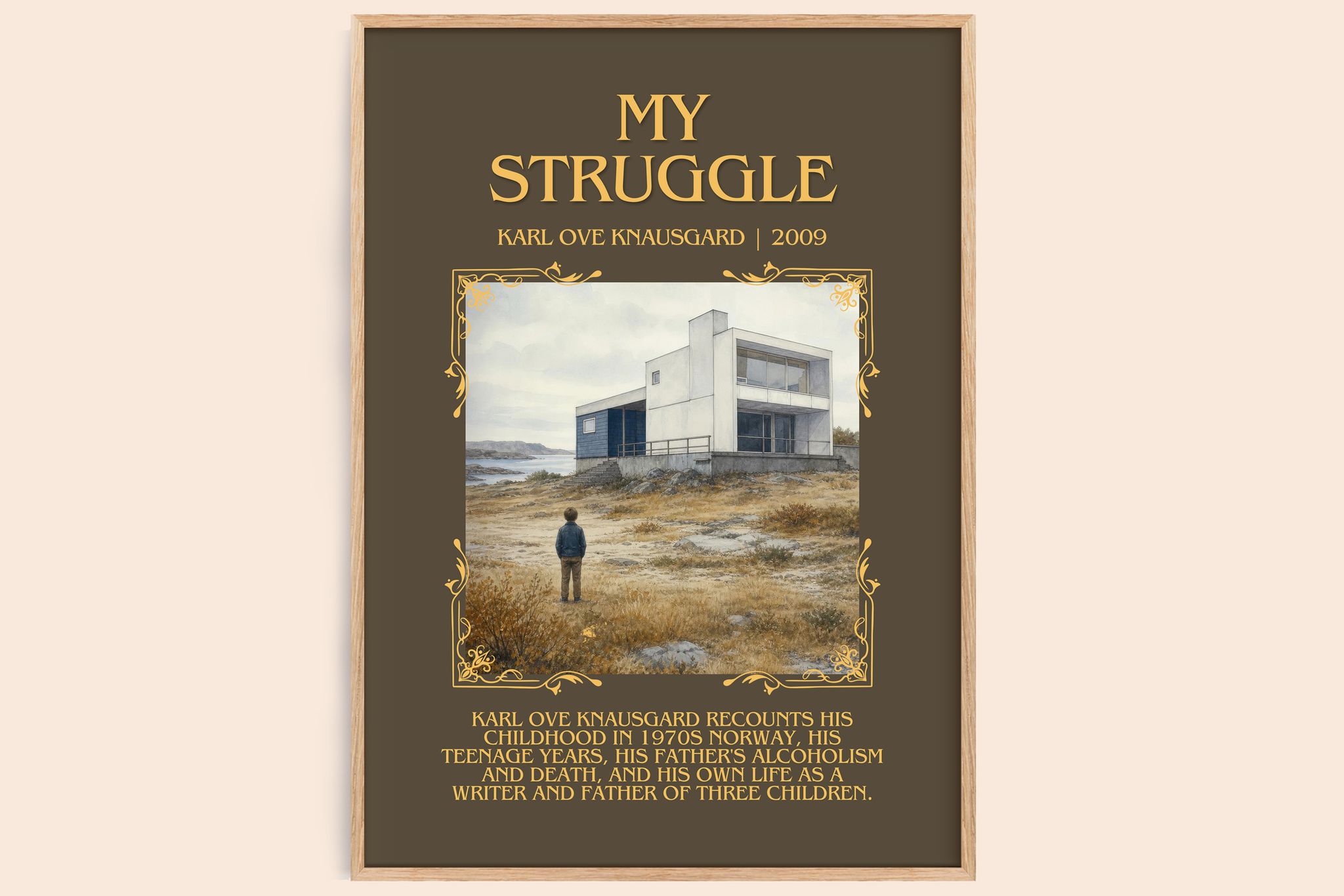 My Struggle Minimalist Book Poster by Karl Ove Knausgård