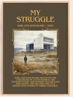 My Struggle Minimalist Book Poster by Karl Ove Knausgård – book poster