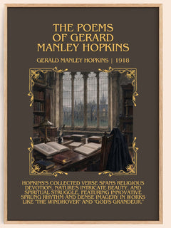 Poems Of Gerard Manley Hopkins Minimalist Book Poster by G. Hopkins – book poster