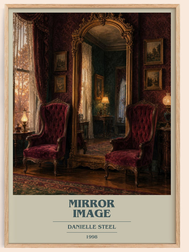 Mirror Image Book Cover Poster by Danielle Steel