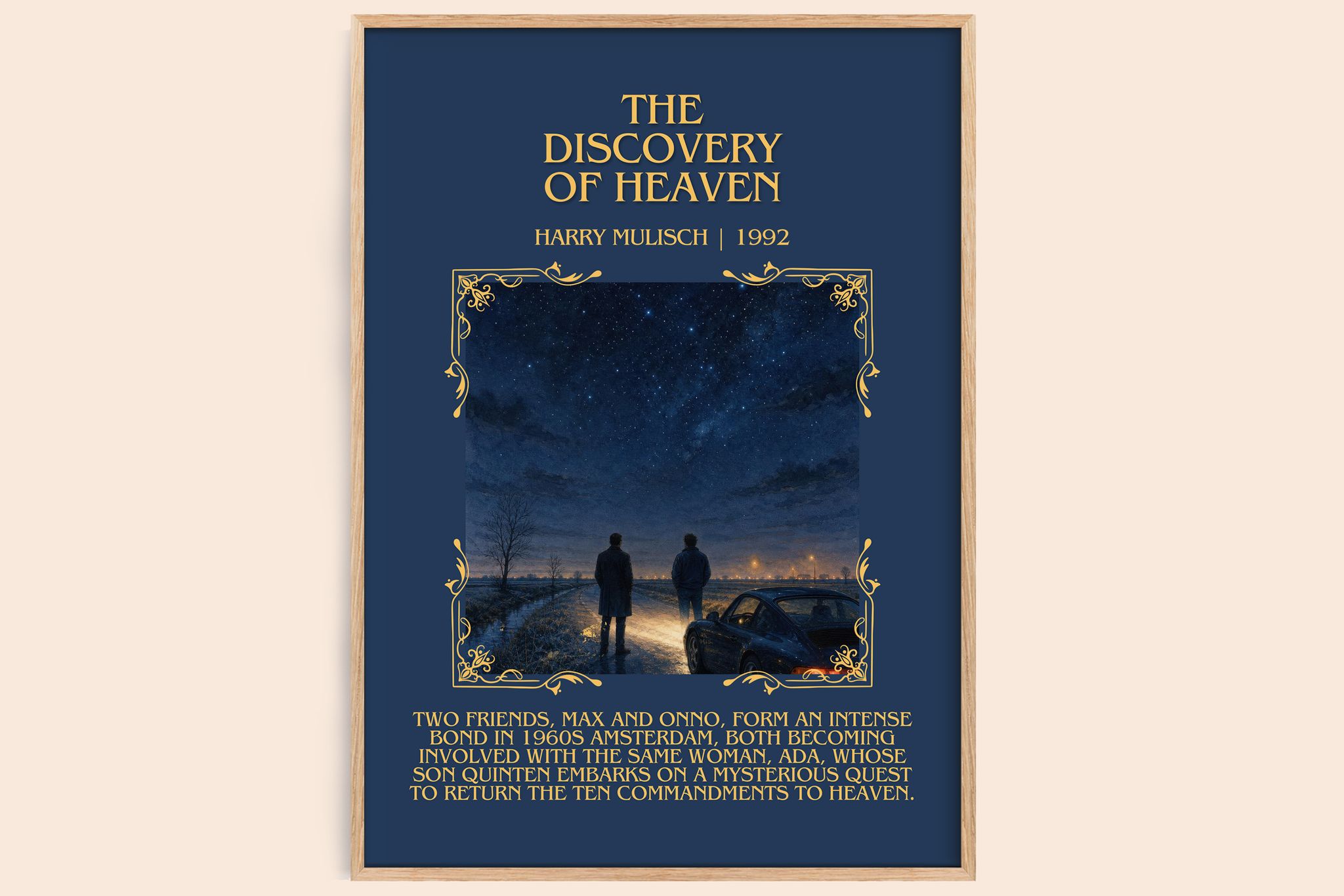 The Discovery of Heaven Minimalist Book Poster by Harry Mulisch