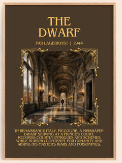 The Dwarf Minimalist Book Poster by Par Lagerkvist – book poster