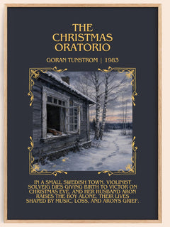 The Christmas Oratorio Minimalist Book Poster by Göran Tunström – book poster