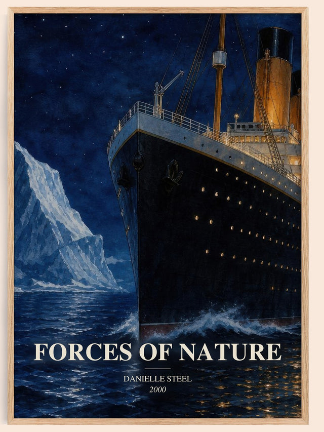 Forces Of Nature Book Watercolour Illustration by Danielle Steel