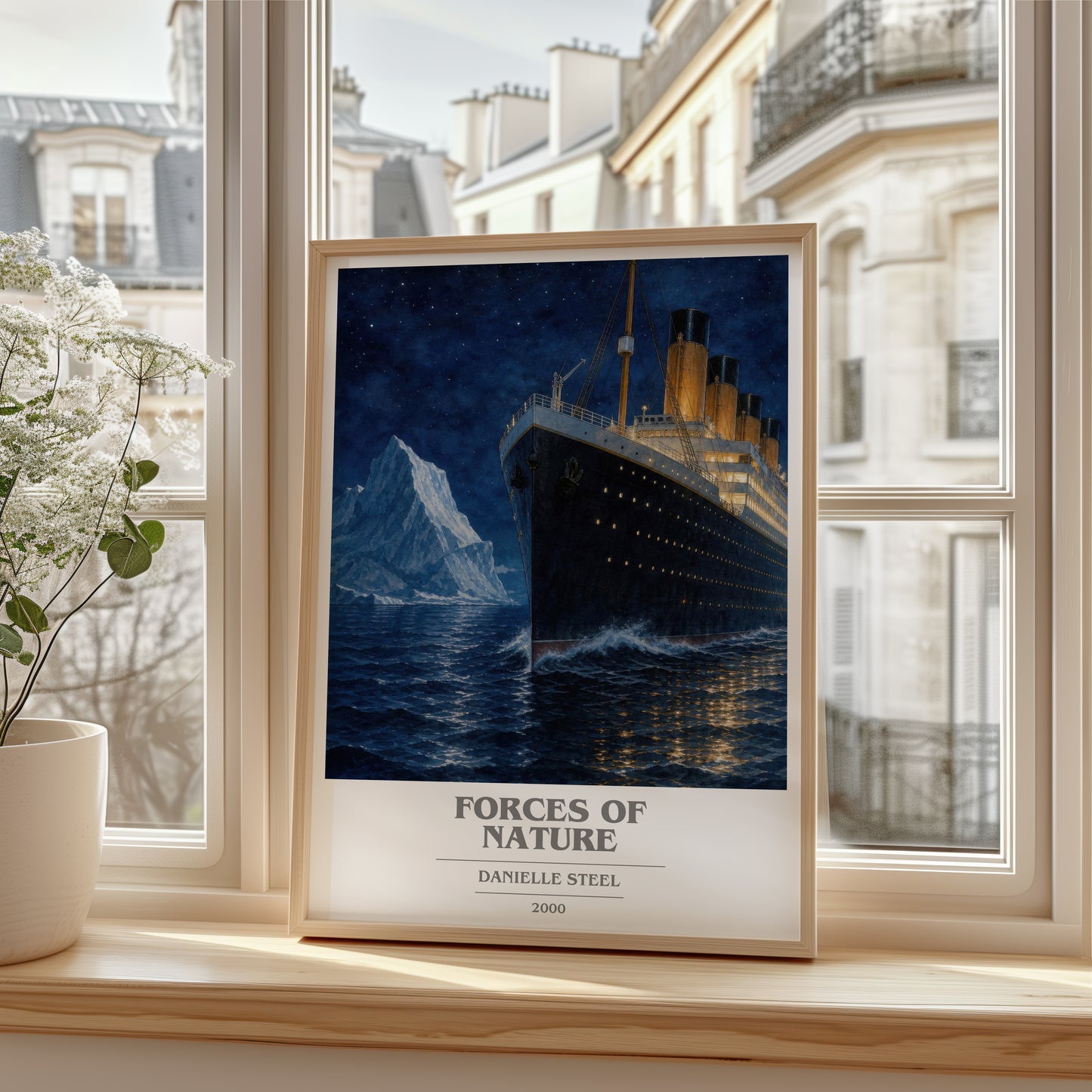 Forces Of Nature book cover poster colour and style options – Danielle Steel book art
