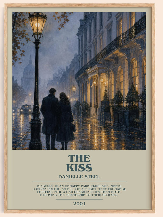 The Kiss Bookish Wall Art by Danielle Steel