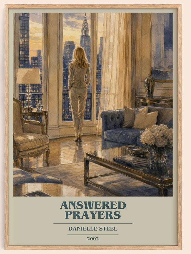 Answered Prayers Book Cover Poster by Danielle Steel