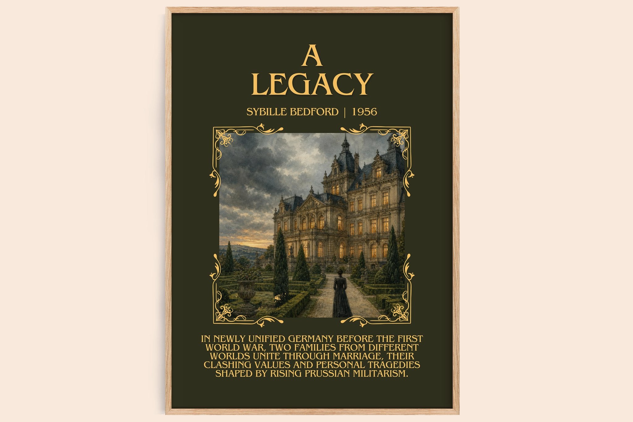 A Legacy Minimalist Book Poster by Sybille Bedford