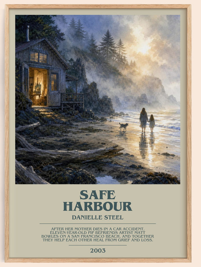 Safe Harbour Bookish Wall Art by Danielle Steel