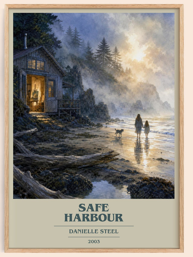 Safe Harbour Book Cover Poster by Danielle Steel