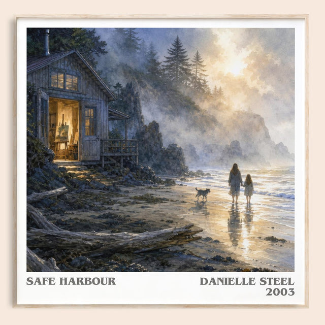 Safe Harbour Literary Art Print by Danielle Steel