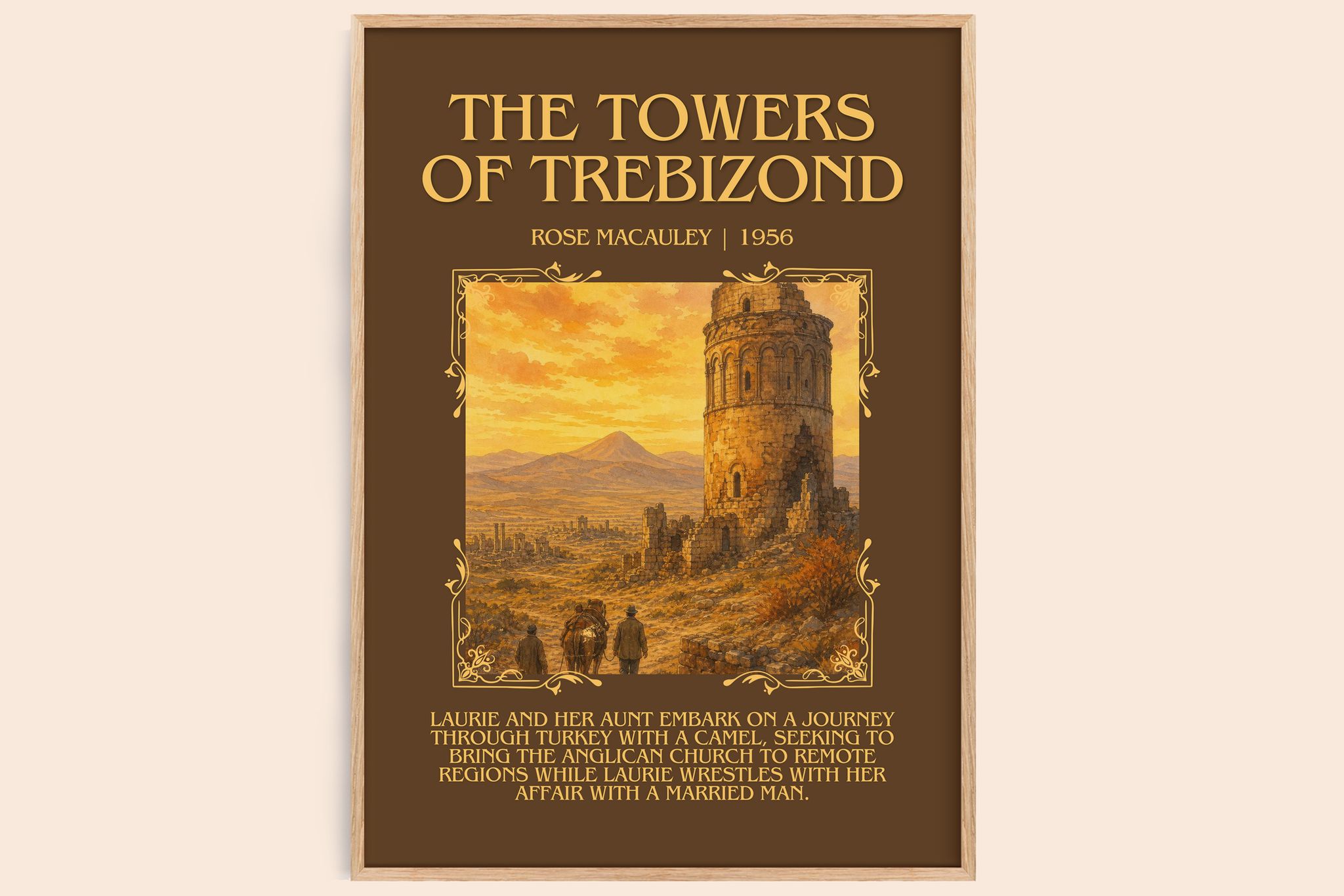 The Towers Of Trebizond Minimalist Book Poster by Rose Macauley