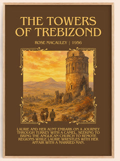 The Towers Of Trebizond Minimalist Book Poster by Rose Macauley – book poster