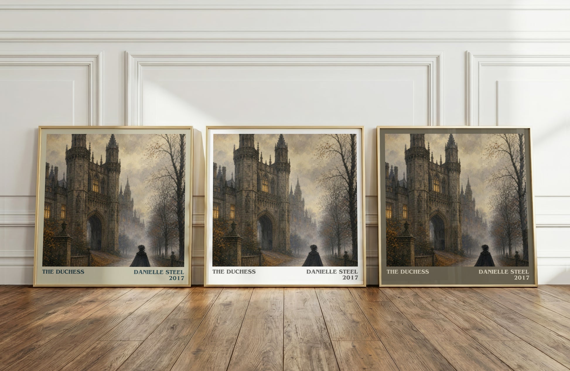 The Duchess literary art print colour and style options – Danielle Steel book art