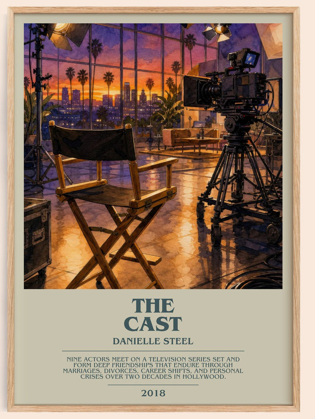 The Cast Bookish Wall Art by Danielle Steel