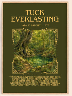 Tuck Everlasting Minimalist Book Poster by Natalie Babbitt – book poster